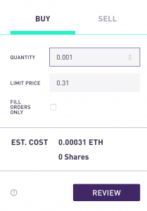 Review Order in Augur