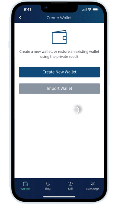 Create your CELO wallet in a matter of seconds in Edge