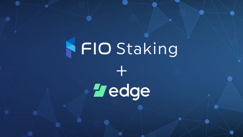 FIO Staking in Edge