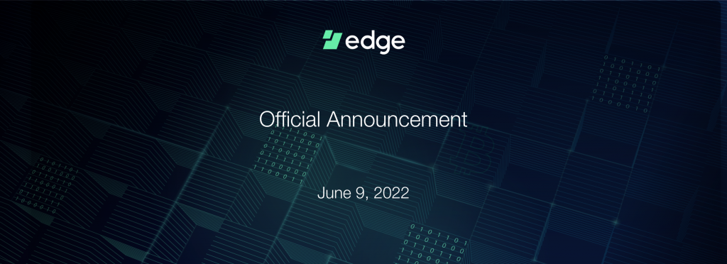 Official Announcement on the Edge Card